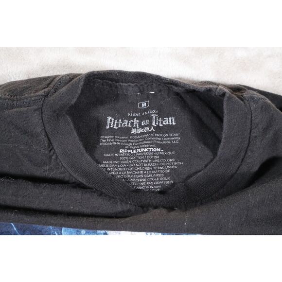 Attack on Titan Shirt Mens Medium Final Season Anime Graphic Tee Ripple Junction - Picture 4 of 7